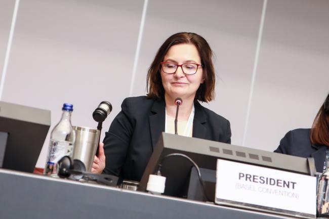 Basel Convention COP17 President Anita Sowińska