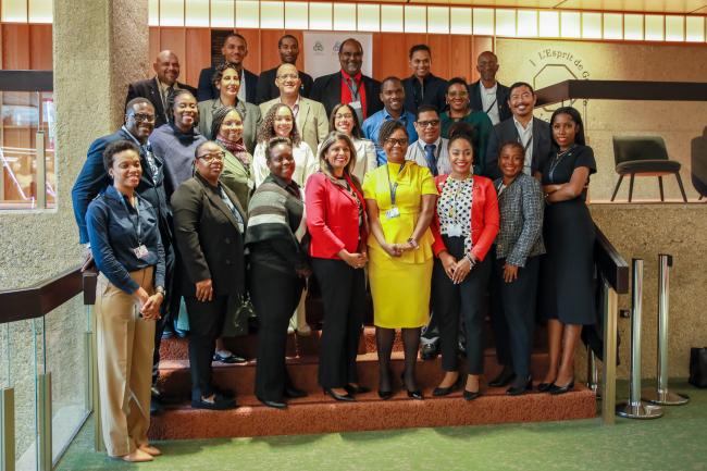 Caribbean delegations family photo 
