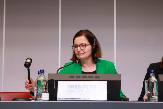 Basel Convention COP17 President Anita Sowińska