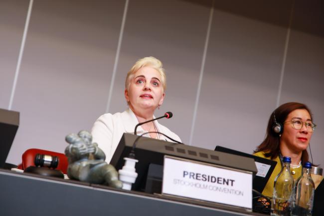 Stockholm Convention COP12 President Maya Berci