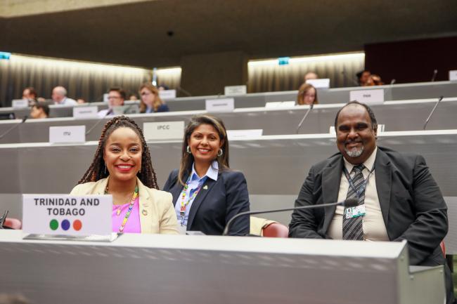Delegates from Trinidad and Tobago
