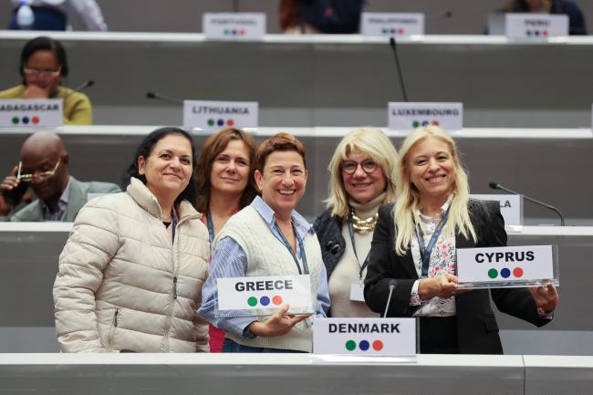 Delegates from Greece and Cyprus