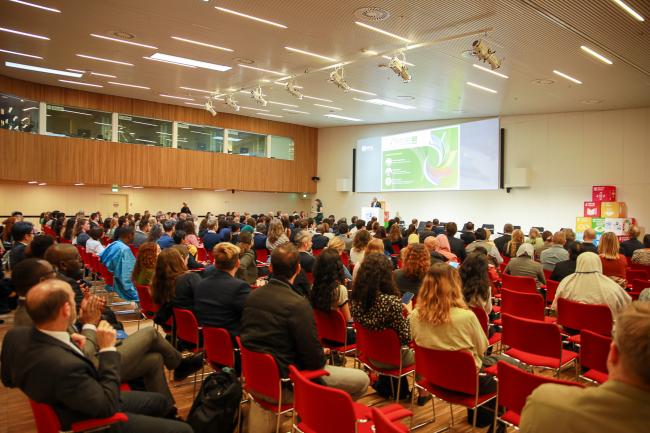 View of the room during the high-level opening