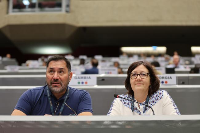 Contact Group on Budget Co-Chairs Osvaldo Patricio Álvarez Pérez, Chile and Isabelle Mayr, Canada, reporting to plenary