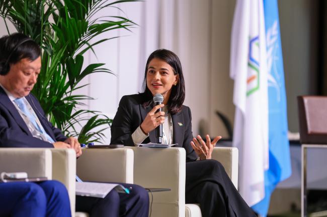 Joanna Bérenger, Junior Minister of Environment, Solid Waste Management, and Climate Change, Mauritius