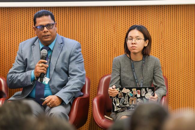 Suresh Amichand, Guyana, and Daneth Phann, Cambodia