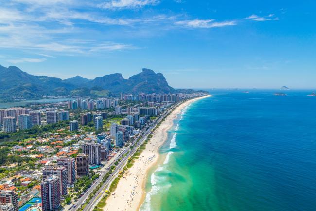 Barra Beach in Rio de Janeiro