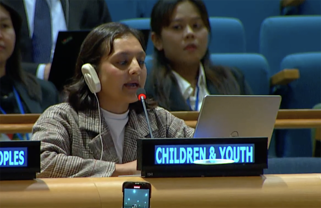 Childen and Youth - UNFF20 - 5May2025