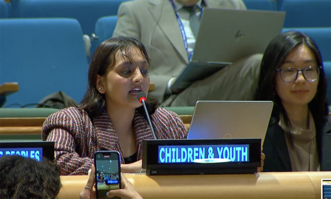 Children and Youth - UNFF20 - 6May2025