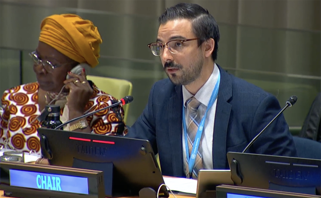 Andres Napuri Pita, Vice-Chair of UNFF20 - UNFF20 - 6May2025