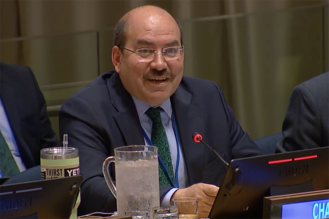 Ismail Belen, Chair of UNFF20 - UNFF20 - 5May2025