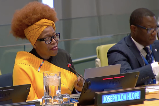 Josephilda Hlope, Department of Planning Monitoring and Evaluation, South Africa
