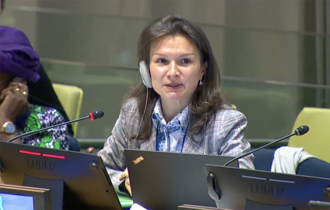 Maria Sokolenko, Vice-Chair of UNFF20- UNFF20 - 7May2025