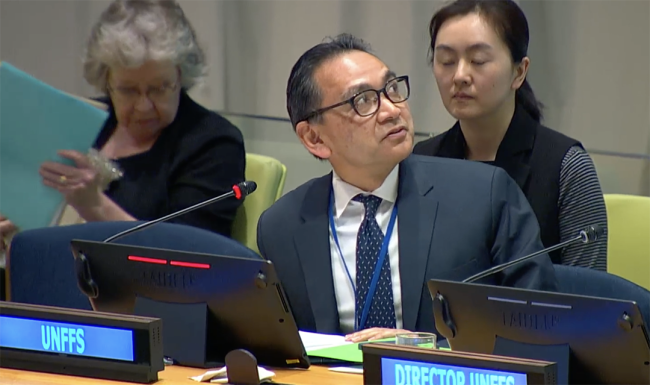 Minoru Takada, UN Forum on Forests Secretariat (UNFF) - UNFF20 - 8May2025