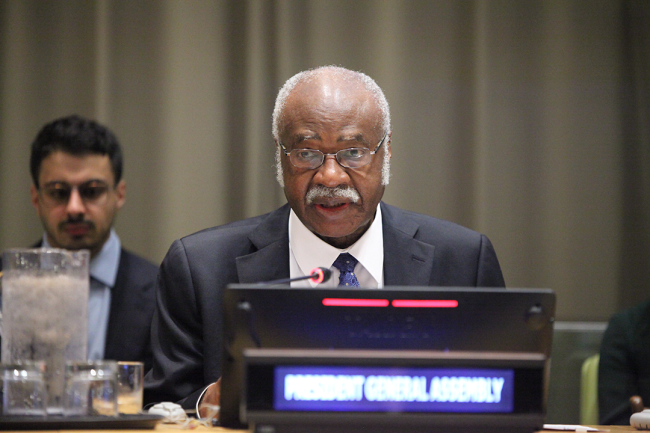 Philemon Yang, President of the UN General Assembly (PGA) - UNFF20 - 5May2025