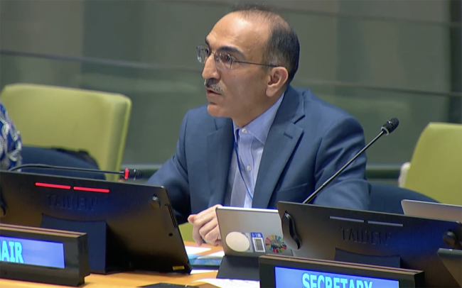 UNFF20 Vice Chair Javad Momeni (Iran) - UNFF20 - 8May2025