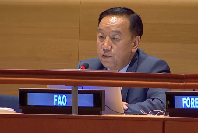 Wu Zhimin, CPF Chair - UNFF20 - 6May2025