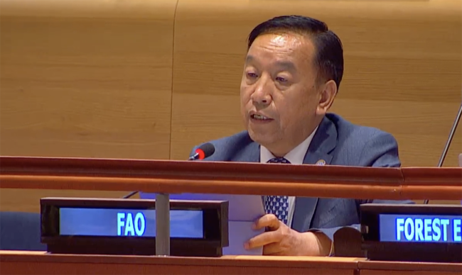 Wu Zhimin, CPF Chair - UNFF20 - 5May2025