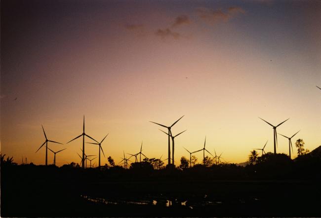 Windmills in Ninh Thuận, Vietnam