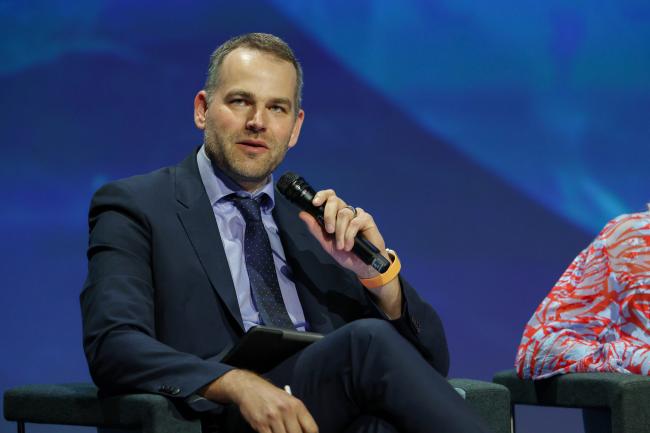 Moderator Sebastian Buckup, Managing Director, World Economic Forum 
