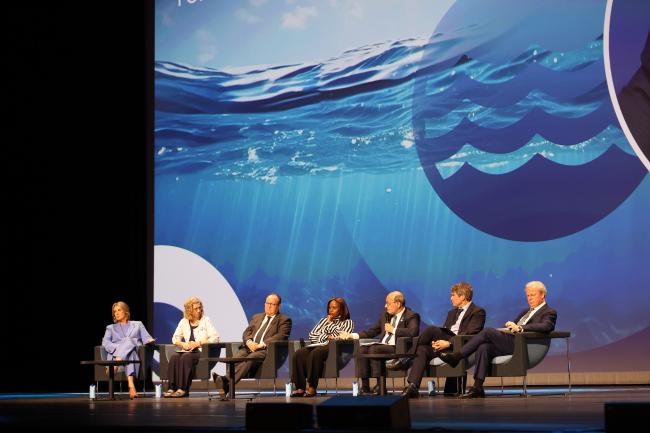View of the panel on Looking Forward: Global Solutions for Ocean Finance