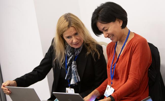 Christine Fuell, FAO, and Virunya Bhat, WHO - OEWG32 - 17Jun2025