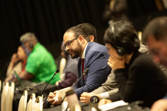 Contact Group 1 Co-Facilitator Miguel Ruiz Botero (Colombia - OEWG32 - 18Jun2025