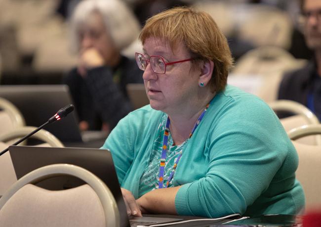 Contact Group 2 Co-Facilitator Kateřina Šebková, Czechia - OEWG32 - 17Jun2025.