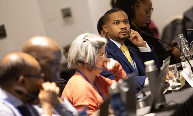 Delegates during contact groups - OEWG32 - 16Jun2025.