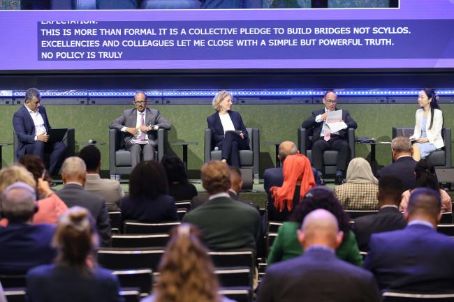 View of the panel United for Resilience 