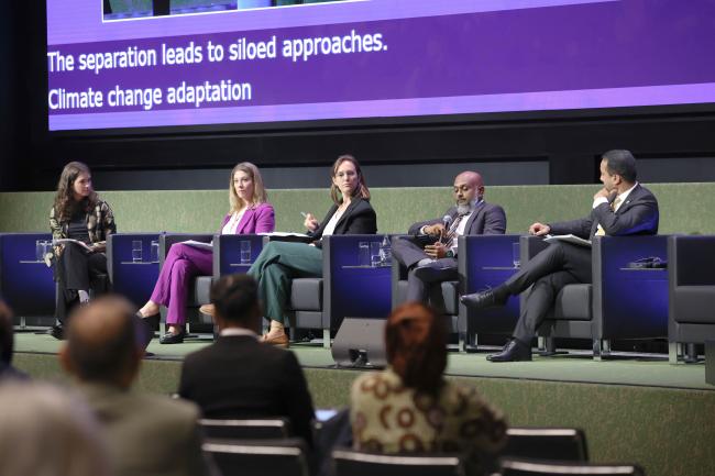View of the panel