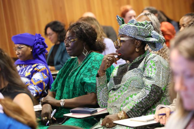 Participants listening to the discussions 