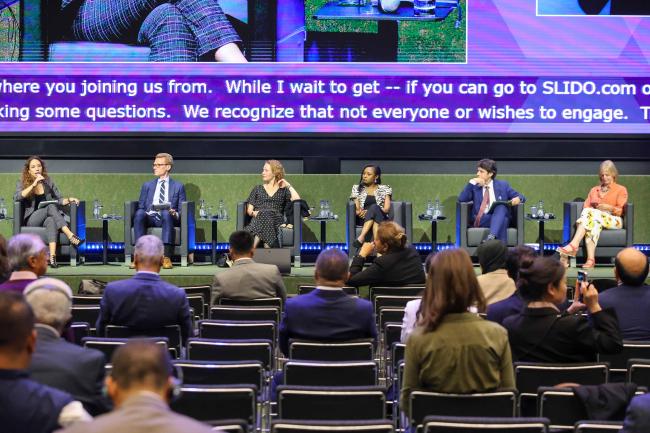 View of the panel DRR Financing silos 
