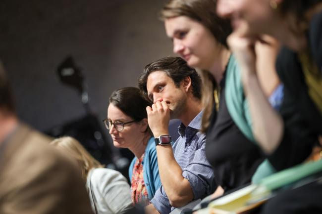 Participants listening to the discussions 