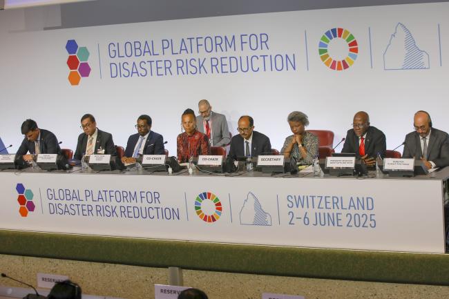 View of the panel during the Regional Progress 