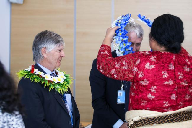 Makelei Ngata. Pacific Women’s Representative DRR champion and performer 