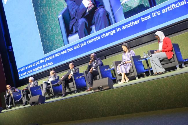 View of the panel during the Special Session 
