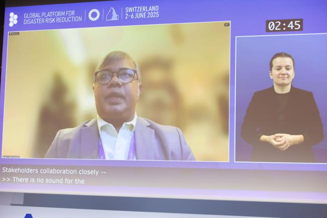 A delegate from Islamic Relief Bangladesh participated virtually. 