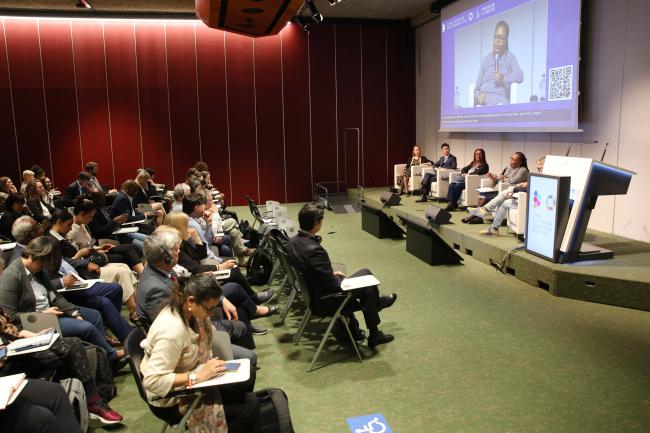 View of the room during the Thematic Session on Accelerating Private Sector Engagement in Disaster Risk Reduction