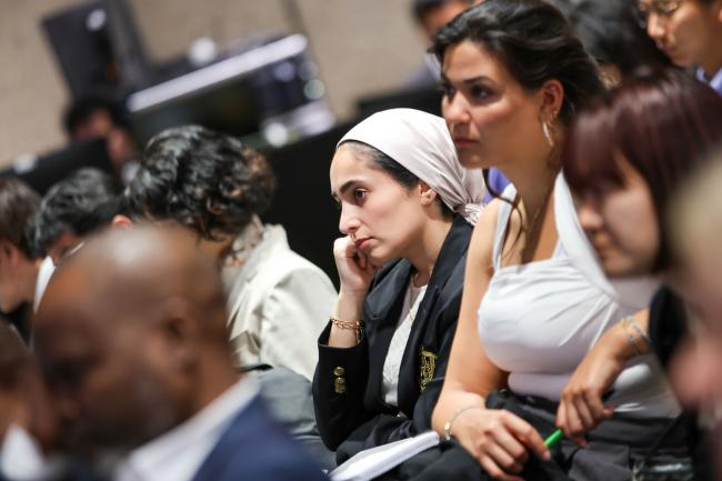 Participants during the event