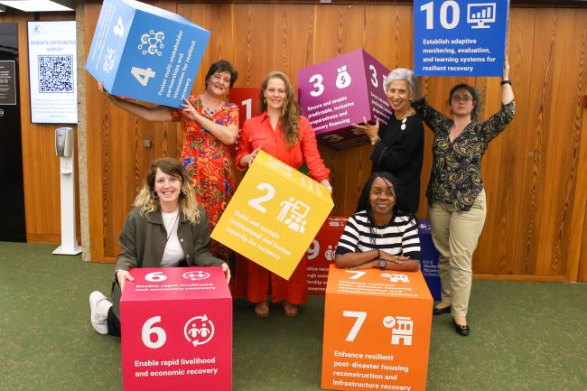 ENB team covering GPDRR 2025