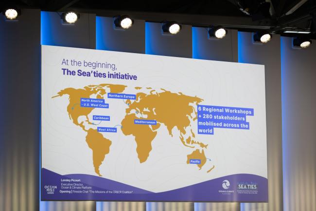 A slide provides an overview of the Sea'ties Initiative