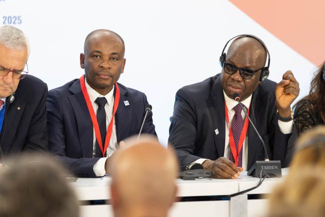 Ambdilwahedou Soumailia, Mayor, City of Mamoudzou, Mayotte, and FranceLuc Atrokpo, Mayor, City of Cotonou, Benin