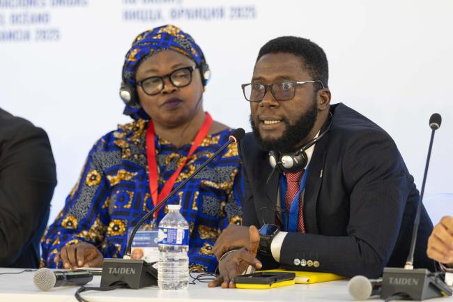 Sallieu Kanu, representing the Mayor of Freetown, Sierra Leone