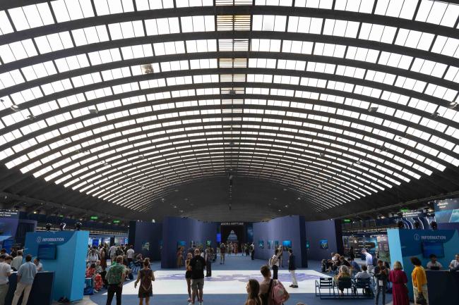 The green zone offers a variety of exhibition booths and displays for people to learn more about the importance of the Ocean