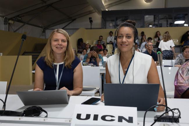 Delegates from the International Union for Conservation of Nature (IUCN)