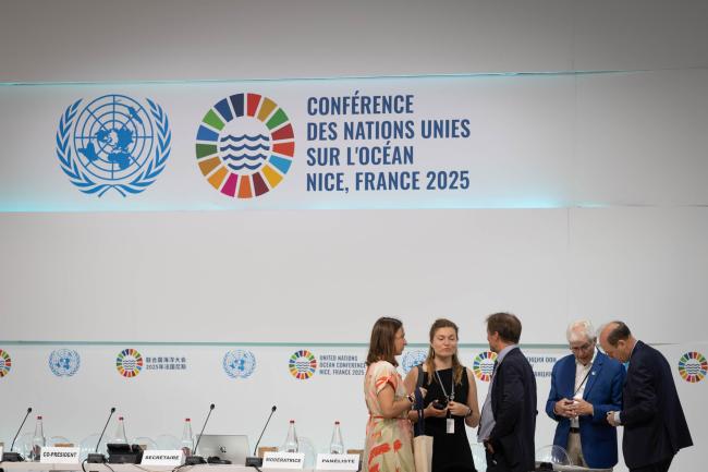 Delegates prepare for the day