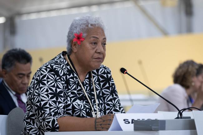 Naomi Mata'afa, Prime Minister of Samoa