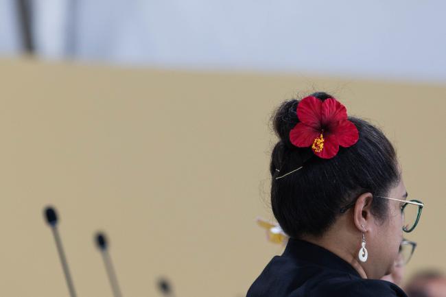Flower in hair