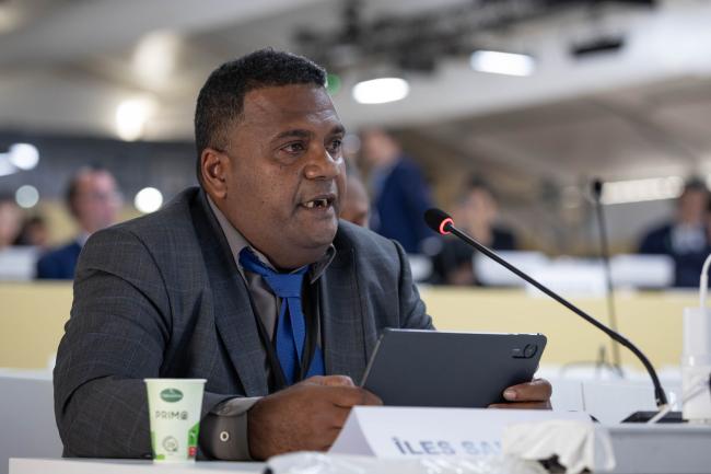 Trevor Manemahaga, Minister of Environment, Climate Change, Disaster Management and Meteorology, Solomon Islands